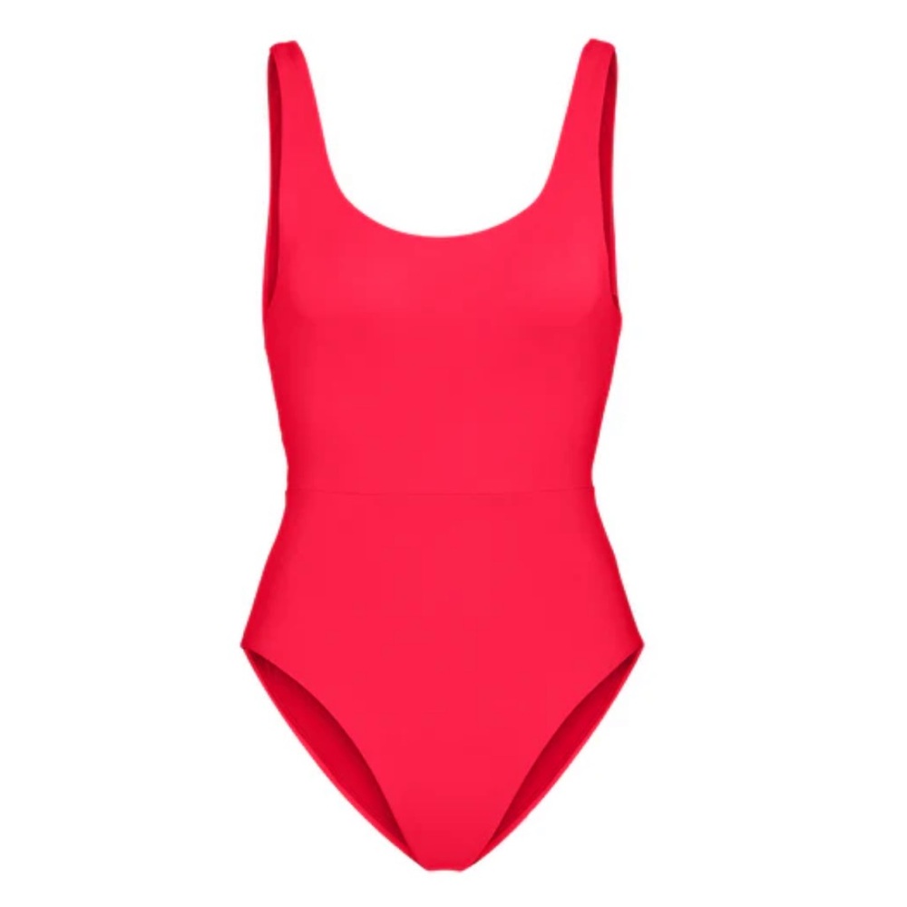 NWT Left on Friday Double Scoop Suit | Size L | Color: Rescue (Neon Red)